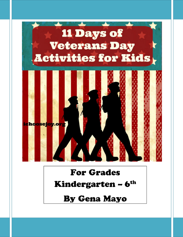 11 Days of Veterans Day Activities for Kids