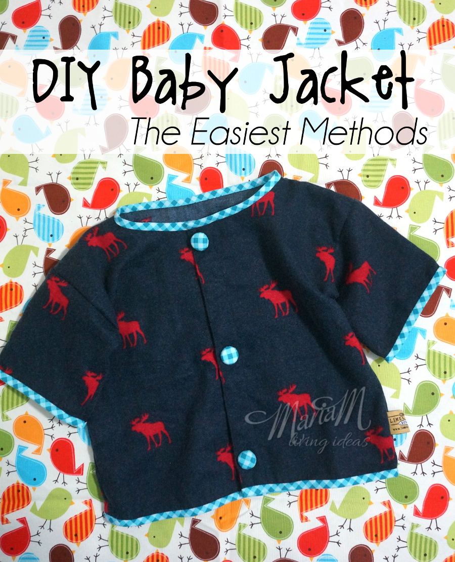 DIY baby jacket, the easiest method you can sew by yourself