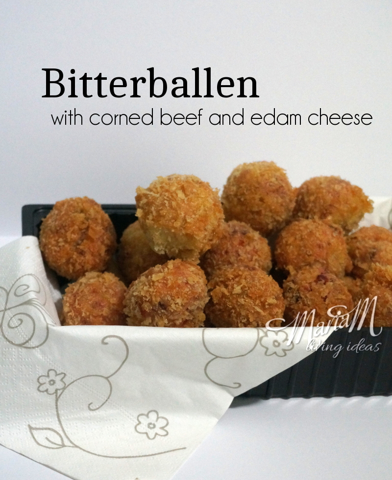 Bitterballen with corned beef and edam cheese recipe