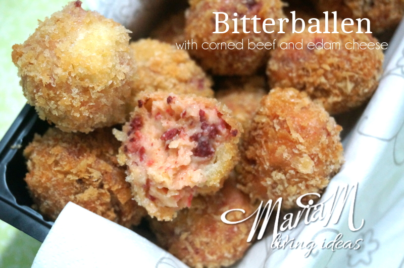 Bitterballen with corned beef and edam cheese recipe